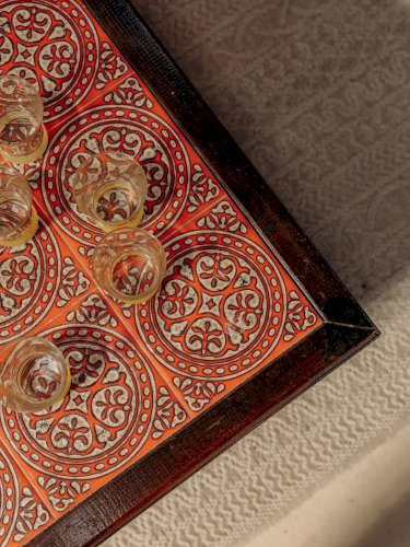 Léonie, la table basse en faïence N°289