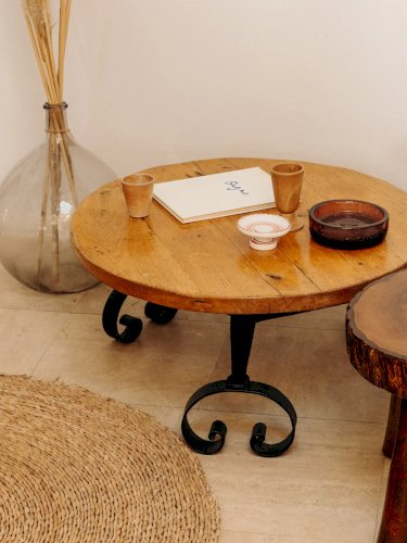 Léonie, la table basse en fer forgé N°294