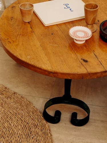 Léonie, la table basse en fer forgé N°294