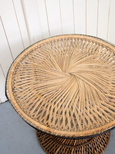 Léonie, la table basse en osier N°224