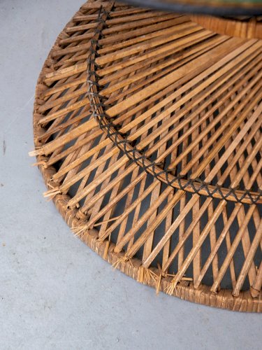 Léonie, la table basse en osier N°224