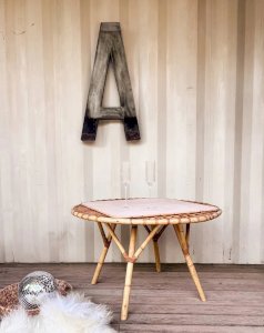 Léonie, the rattan coffee table No. 223