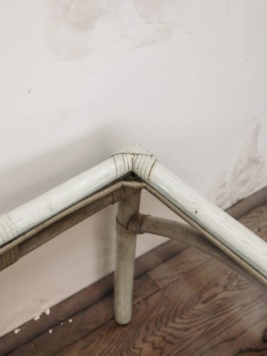 Léonie, la table basse en rotin N°233