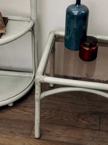 Léonie, la table basse en rotin N°233