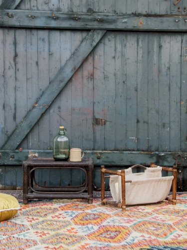 Léonie, la table basse en rotin N°234