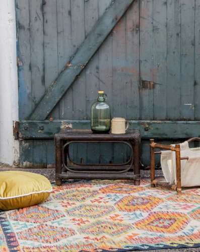 Léonie, la table basse en rotin N°234