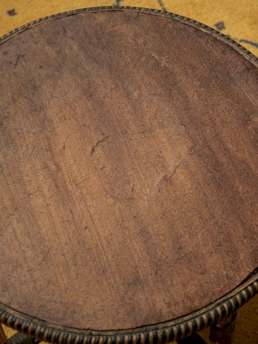 Léonie, la table basse en rotin N°257