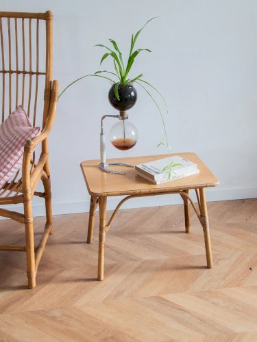 Léonie, la table basse en rotin N°267