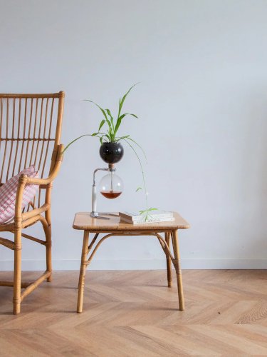 Léonie, la table basse en rotin N°267