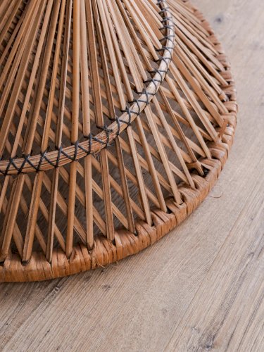 Léonie, la table basse en rotin N°346