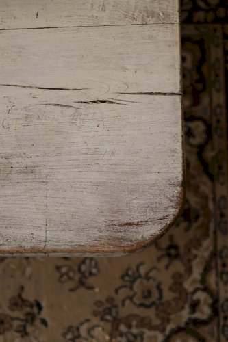 Léonie, la table basse patinée en bois N°385