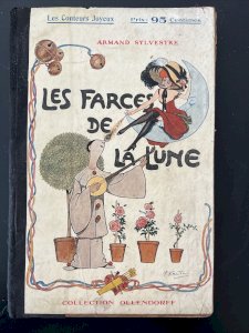 THE MOON'S PRANKS JOYOUS TALES ARMAND SYLVESTRE WATERCOLOR 32.5 X 23.5