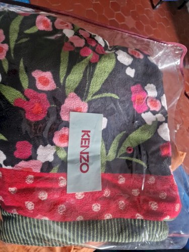 Linge Serviette Drap de plage Kenzo cerise - 102 / 170