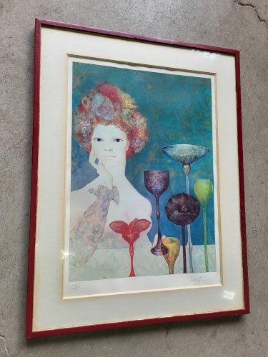 LITHOGRAPHIE 125/175 DE LEONOR FINI