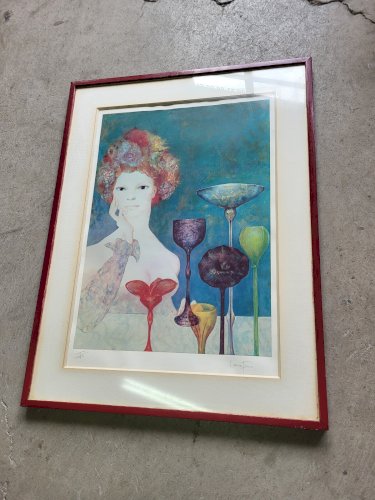 LITHOGRAPHIE 125/175 DE LEONOR FINI