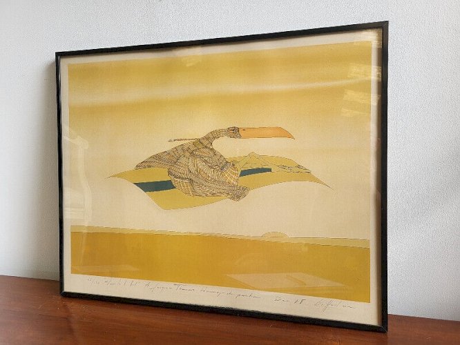 LITHOGRAPHIE 42/150 DE GRIFFOULIERE JEAN PAUL