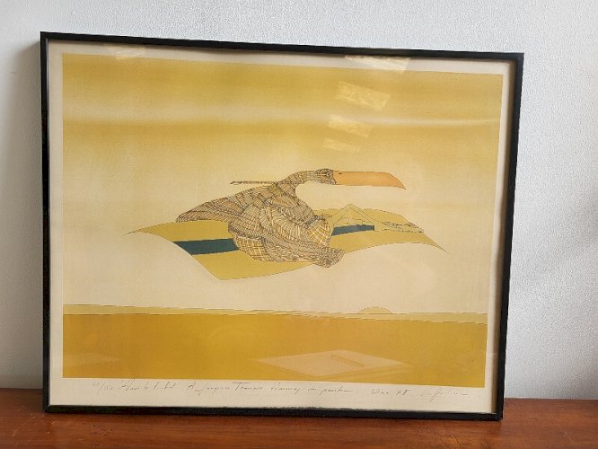 LITHOGRAPHIE 42/150 DE GRIFFOULIERE JEAN PAUL