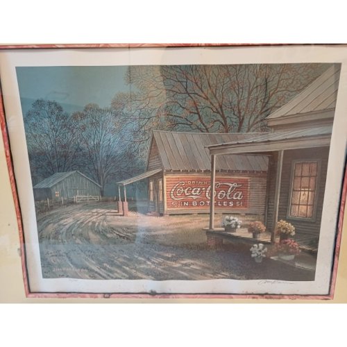 Lithographie  Coca Cola  de Jim Harrison