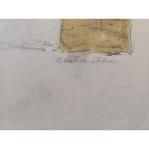 lithographie de Josef Ebnother  Le Chemin 