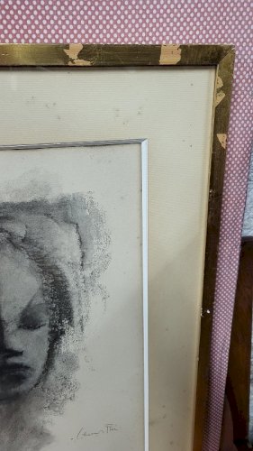 LITHOGRAPHIE ENCADREE LEONOR FINI N22/120