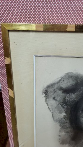 LITHOGRAPHIE ENCADREE LEONOR FINI N22/120