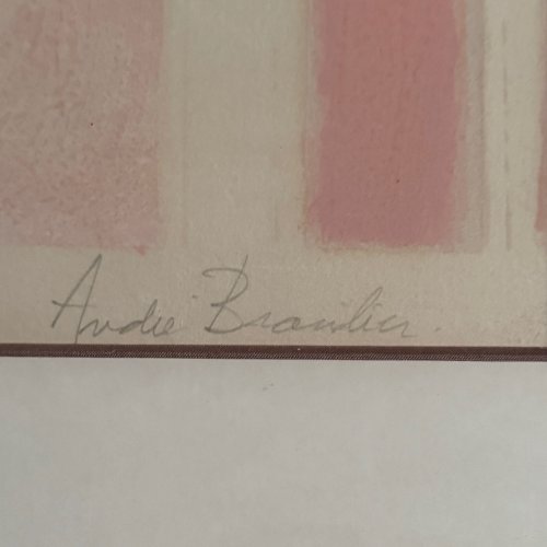 Lithographie épreuve d'artiste par André Brasilier Jardins Secrets XXe A5700