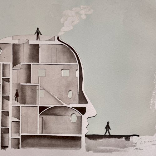 Lithographie François-Xavier Lalanne Les Nouveaux Constructeurs A5772