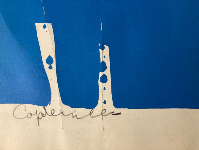 Lithographie Gravure Jean Capdeville (1917) Lacerée Signé Crayon 1970