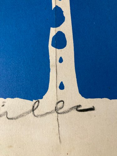 Lithographie Gravure Jean Capdeville (1917) Lacerée Signé Crayon 1970