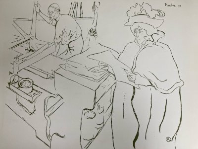Lithograph Engraving Signed Henri De Toulouse Lautrec Jane Avril, 1969 Art