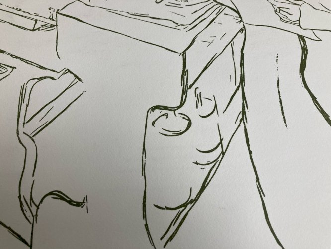 lithographie Gravure Signée Henri De Toulouse Lautrec Jane Avril, 1969 Art