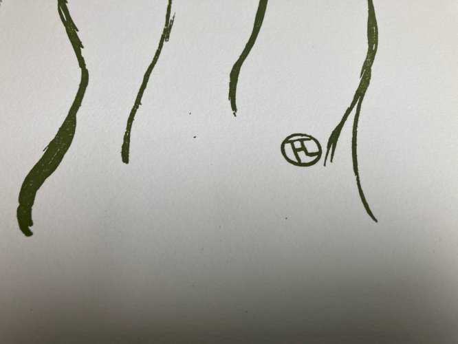 lithographie Gravure Signée Henri De Toulouse Lautrec Jane Avril, 1969 Art