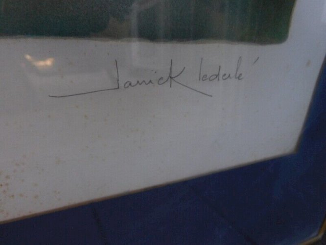 LITHOGRAPHIE JANICK LEDERLE N°146/175
