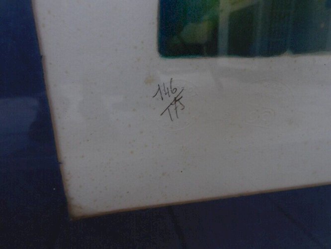LITHOGRAPHIE JANICK LEDERLE N°146/175