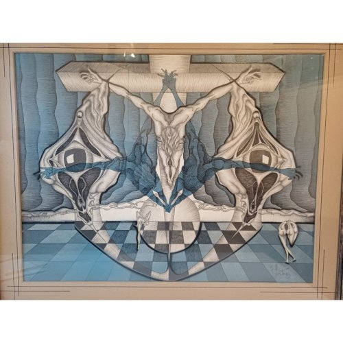 Lithographie J.M Sostras