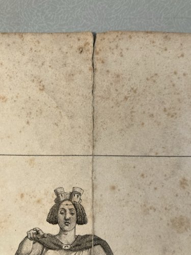 Lithographie La Caricature: Jugement des Juges Grandville Auguste Desperet