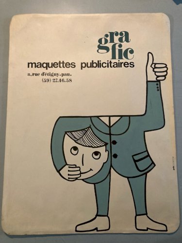 Lithographie litho Originale Publicité Art 1971 Ancien Gravure Estampe Homme