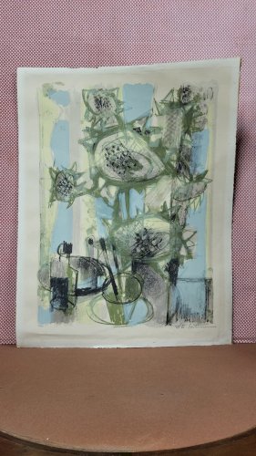 LITHOGRAPHIE MAURICE ELIE SARTHOU SIGNEE N37/40