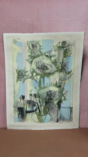 LITHOGRAPHIE MAURICE ELIE SARTHOU SIGNEE N37/40