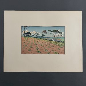 Lithographie par Henri Rivière Douarnenez vu du Ris  A5302