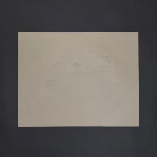 Lithographie par Henri Rivière Douarnenez vu du Ris A5912