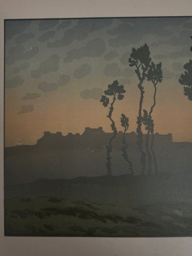 Lithographie par Henri Rivière La Féérie des Heures - L’Aube A5461