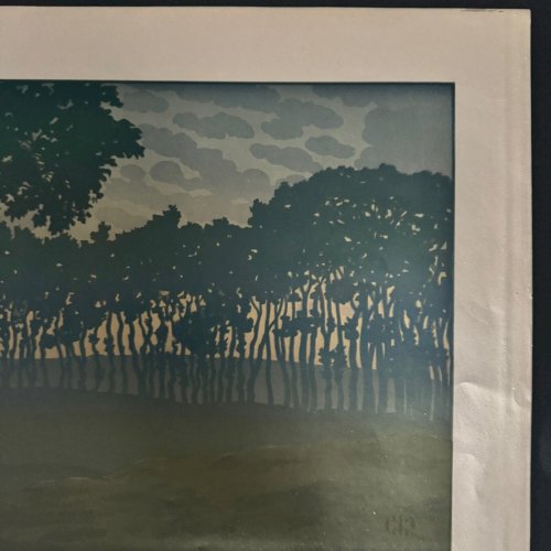 Lithographie par Henri Rivière La Féérie des Heures - L’Aube A5466