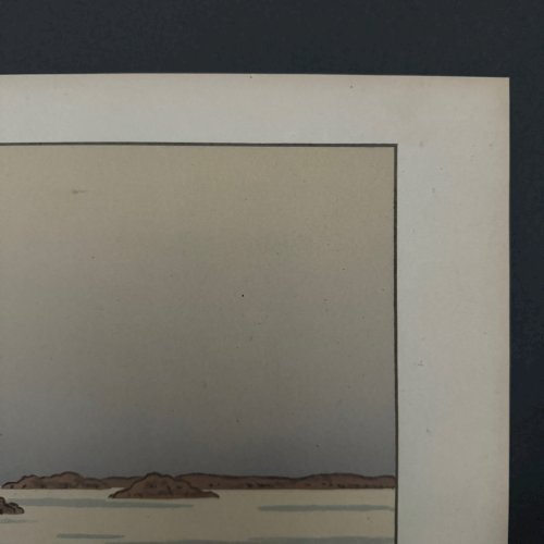 Lithographie par Henri Rivière La Féérie des Heures - Le Calme Plat A5340