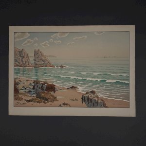 Lithographie par Henri Rivière Les Aspects de la Nature - La Mer A5599