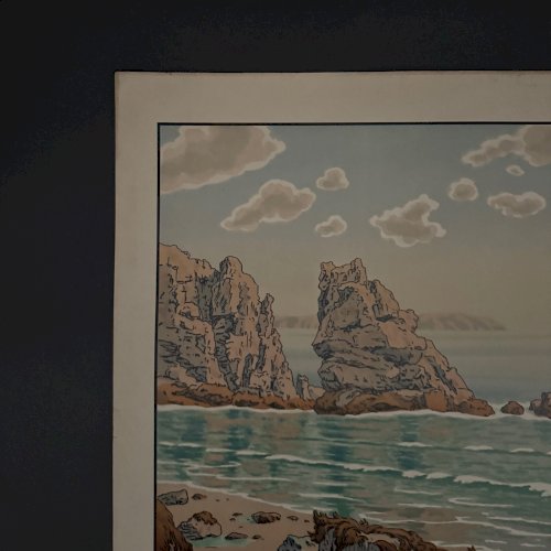 Lithographie par Henri Rivière Les Aspects de la Nature - La Mer A5599