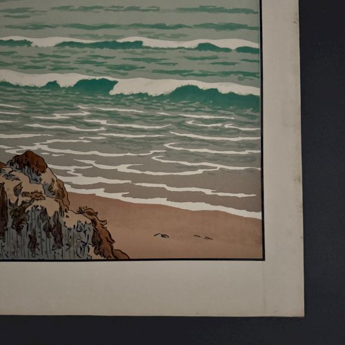 Lithographie par Henri Rivière Les Aspects de la Nature - La Mer A5599