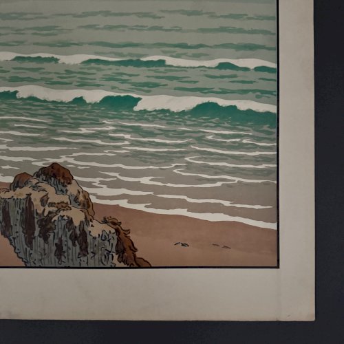 Lithographie par Henri Rivière Les Aspects de la Nature - La Mer A5602