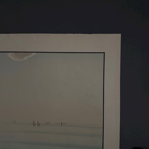 Lithographie par Henri Rivière Les Aspects de la Nature - La Mer A5602