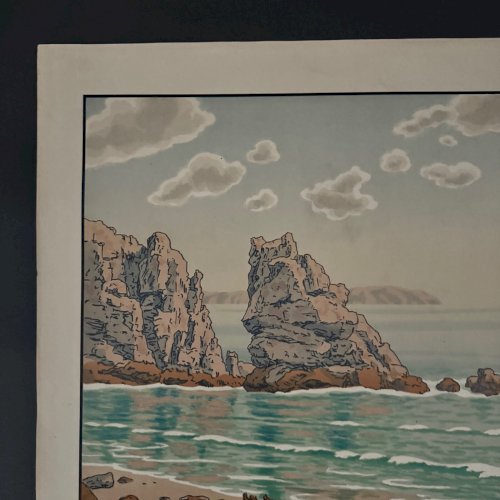 Lithographie par Henri Rivière Les Aspects de la Nature - La Mer A5602